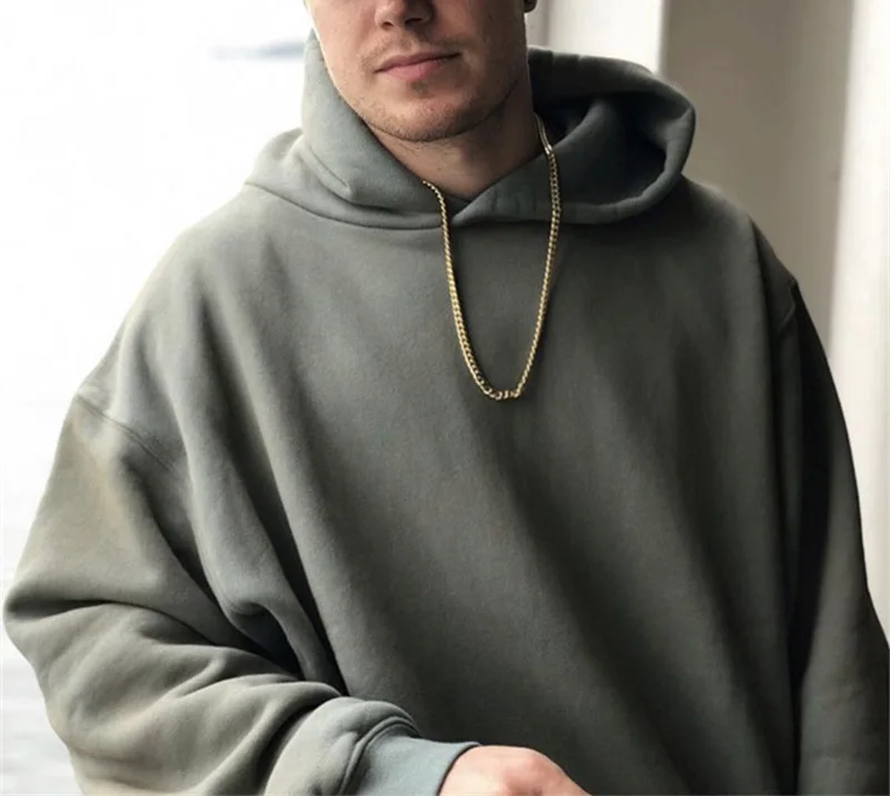 

Толстовка с капюшоном Kanye West сезона 6, однотонные мужские и женские толстые хлопковые пуловеры высокого качества в масштабе 1:1, Парные свитшоты