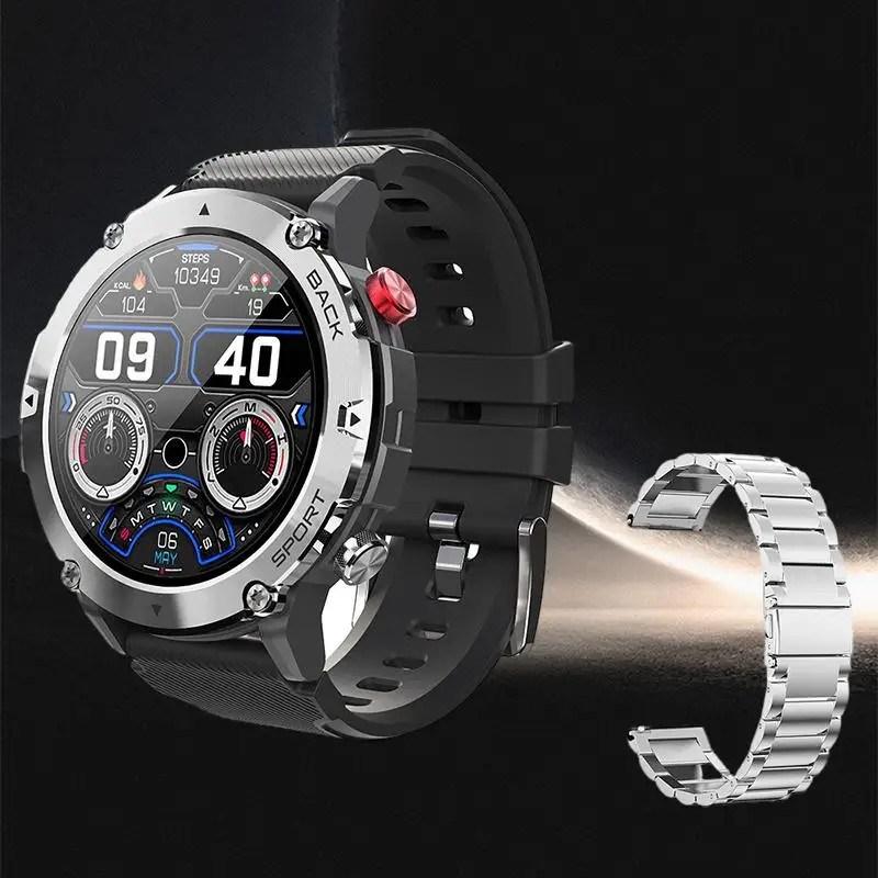 

Ultimate Smart Watch with Bluetooth Calling, Heart Rate Monitoring, and Sleep Tracking - The Perfect Companion for a Healthy Li