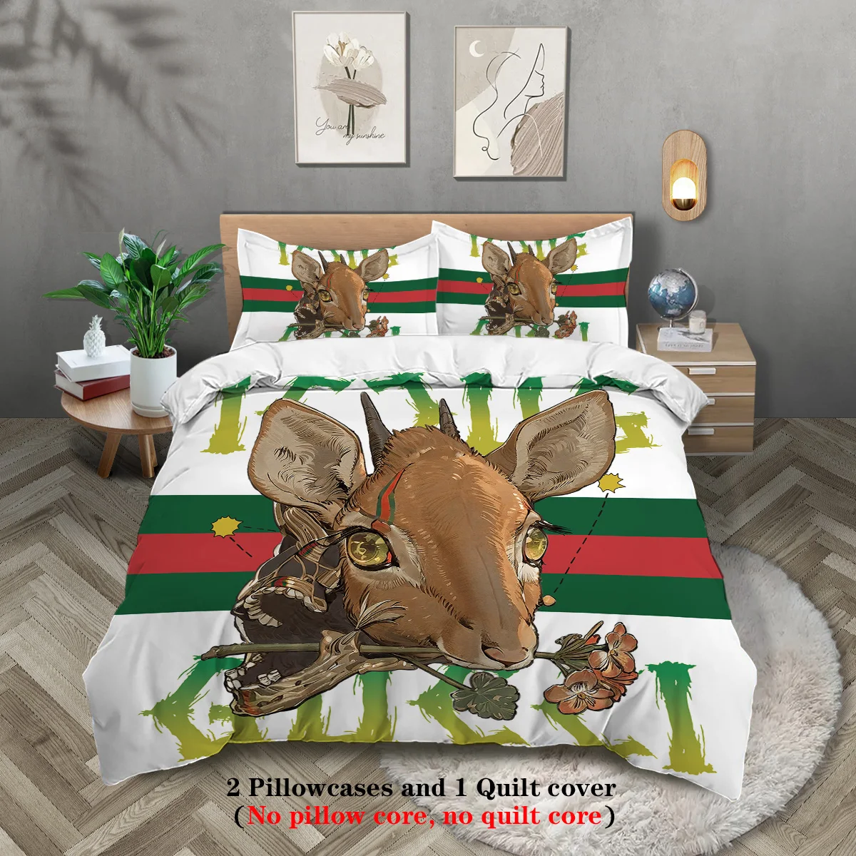 Роскошный комплект из трех предметов после постельного белья Belley с оригинальным