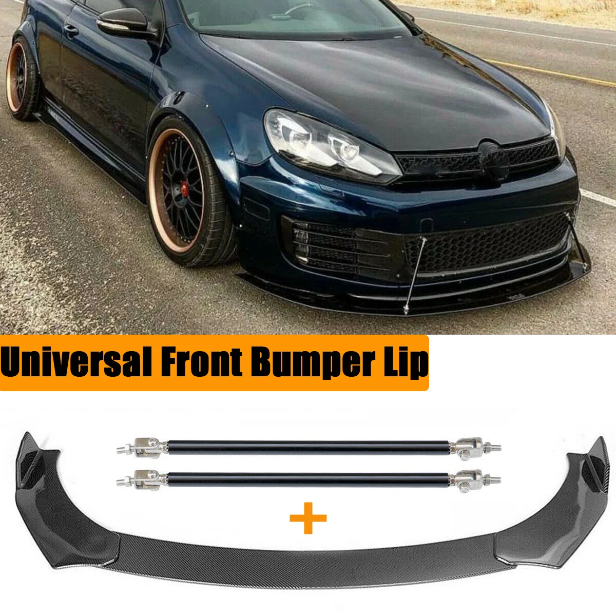 

4 шт., Универсальные Передние бамперы для VW Golf MK5 MK7 MK7 MK7.5 MK6 MK8 GTI GTD R