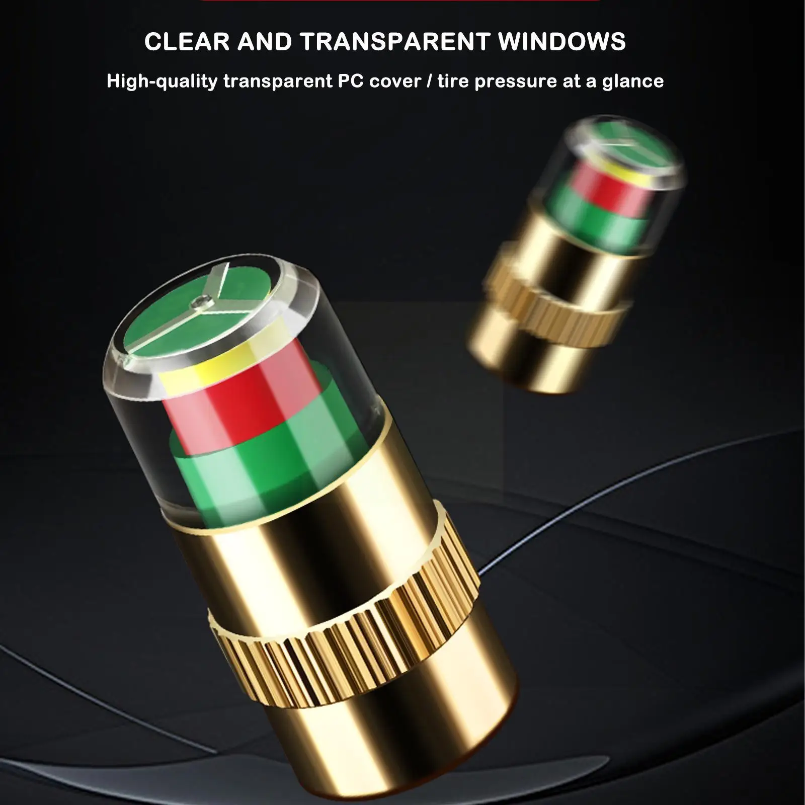 

4/8 шт., колпачки для клапанов для контроля давления в шинах