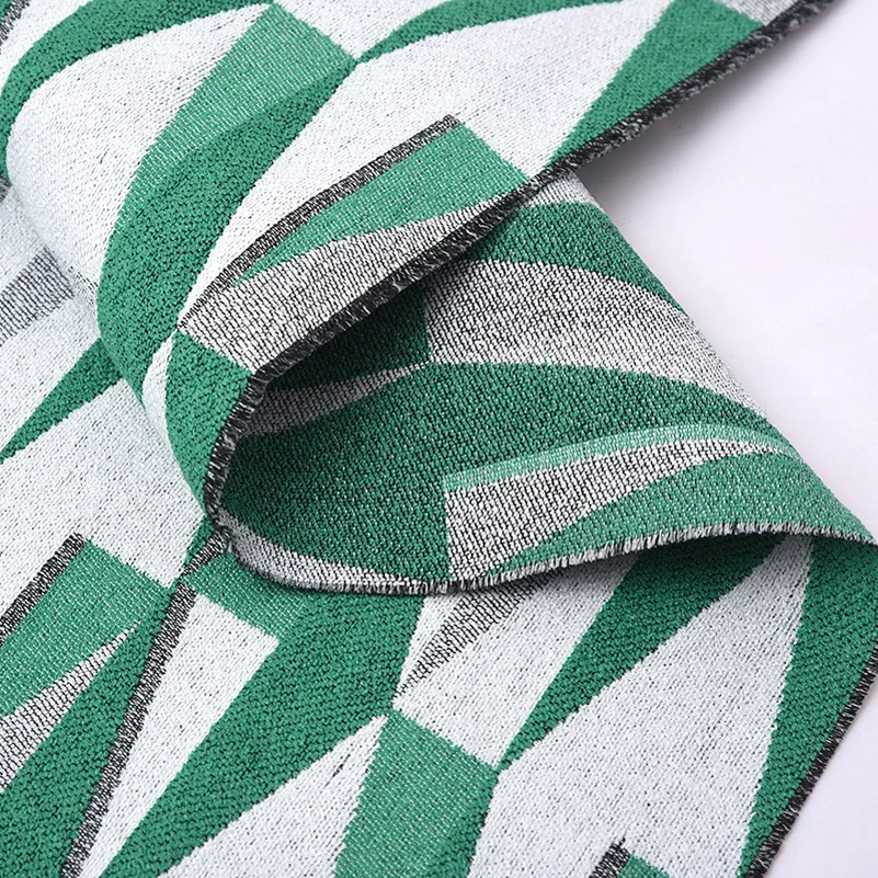 Ткань синель для обивочной ткани геометрический жаккард домашний декор ткань