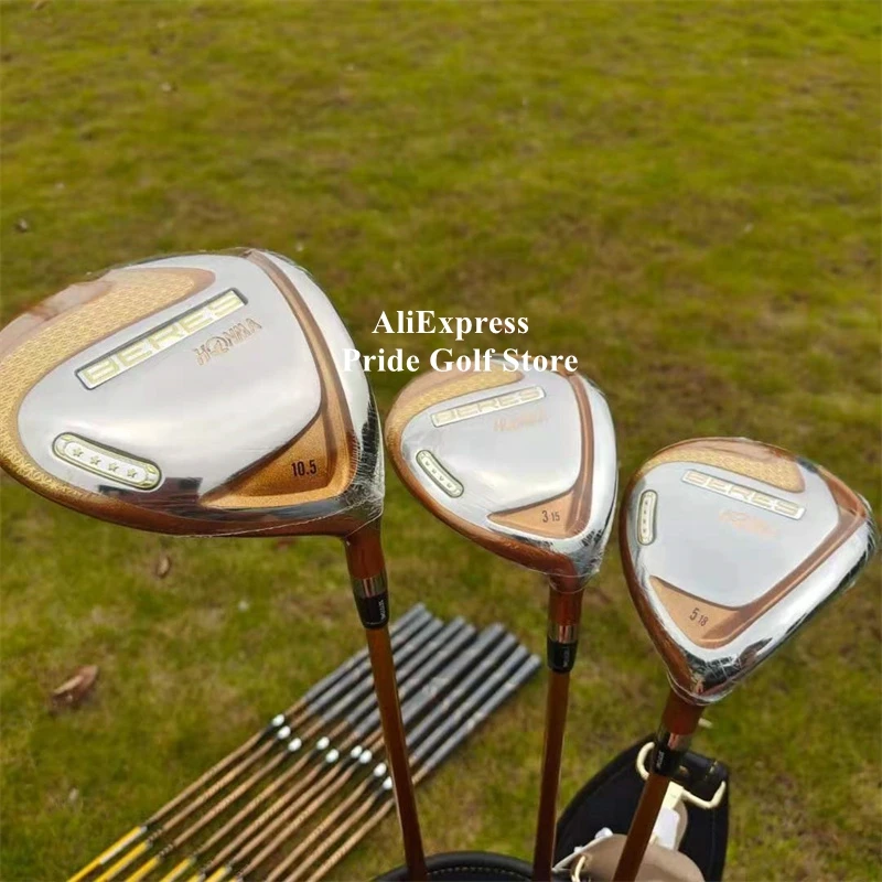 

Новинка 2023, набор для гольфа HONMA Beres S07, 4 звезды, гольф-драйвер + fairway woods (3 шт.) графитовый R S flex с крышкой для головы