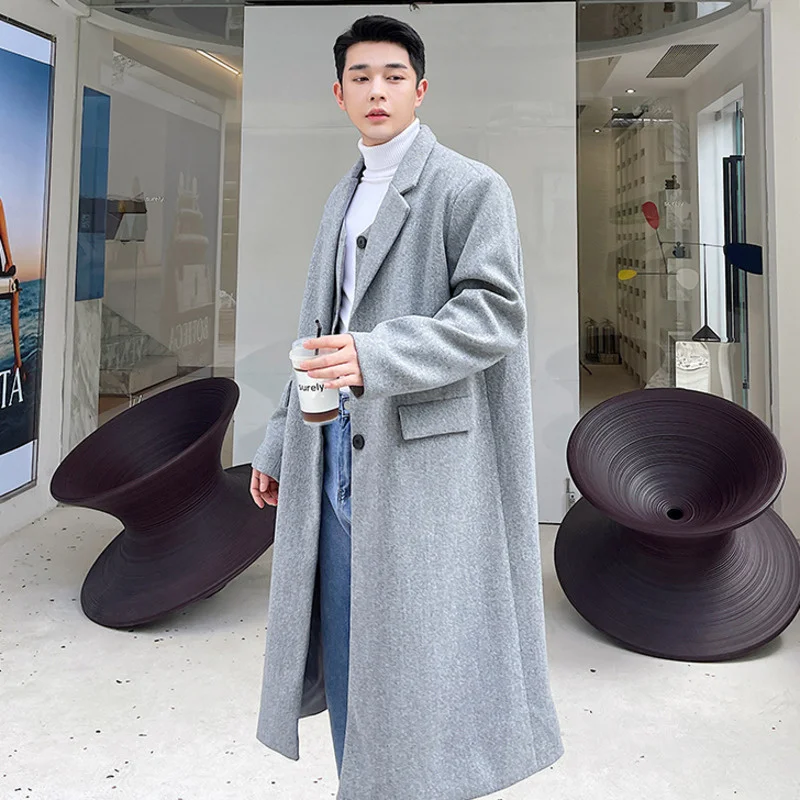 Поддельный модный съемный жилет из двух частей шерстяное пальто мужское Новое
