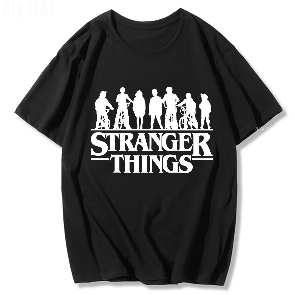 

Stranger Things Classic T Shirt Vintage Streetwear TShirt Harajuku 100 Cotton Short Sleeve Printing Unisex Letter Children Tees