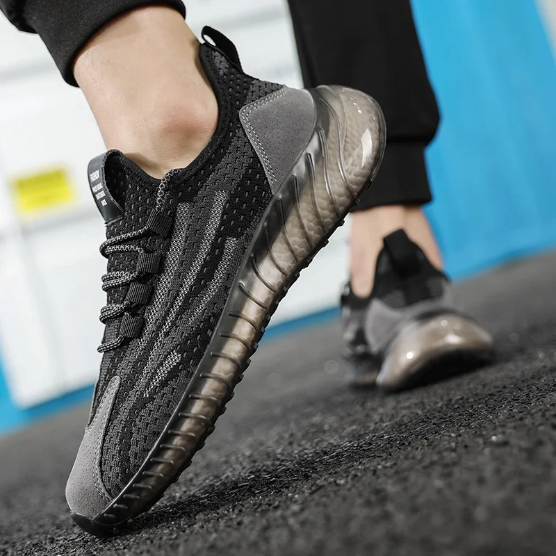 Men Running Shoes 2023 Comfortable Sport Shoes Men Trend Lightweight Walking Shoes Men Sneakers Breathable