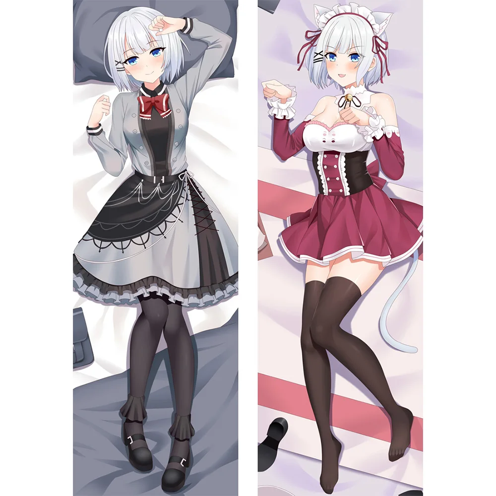 

New Arrival The Detective Is Dead Cartoon Siesta Hugging Body Pillowcase 59''long Peach Skin Pillow Case Cover Gifts