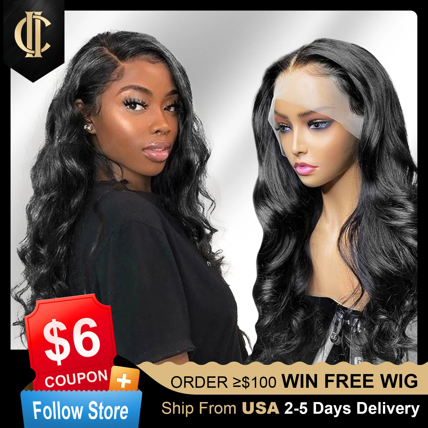 Natural 100% Virgin Brazilian 4x4/13x4/13x6 180% Density Body Wave Transparent Hd Lace Front Human Hair Wig Sale For Black Women