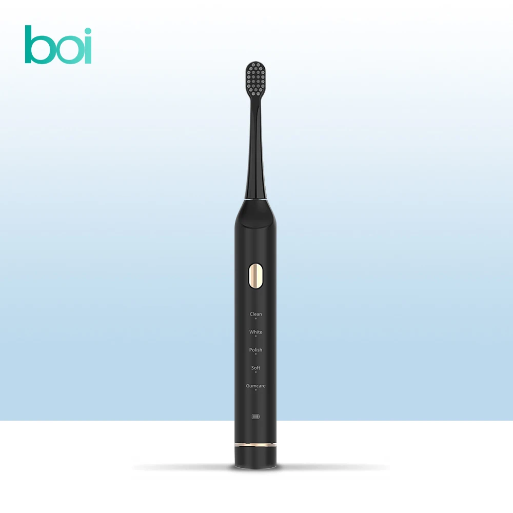 

Зубная щетка электрическая Boi, 5 режимов, IPX7, 8 сменных насадок