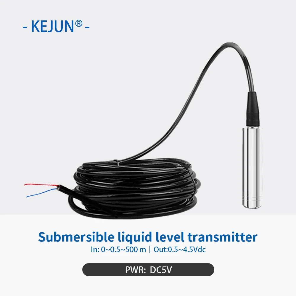 Гидростатический кремниевый датчик уровня воды 0 5-4 5 в выход передатчик жидкости