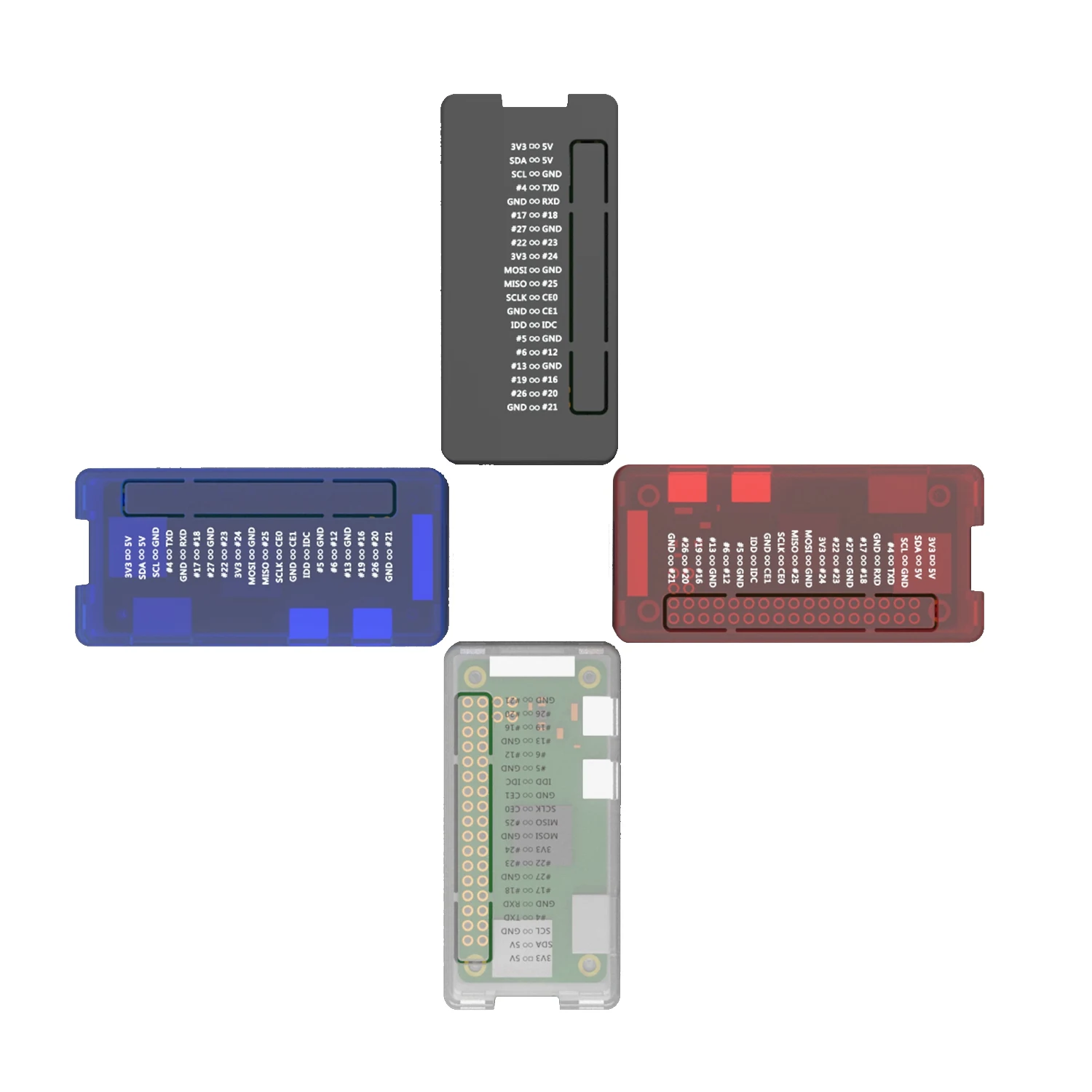 

Защитный чехол из АБС-пластика для Raspberry Pi Zero/W/Wh