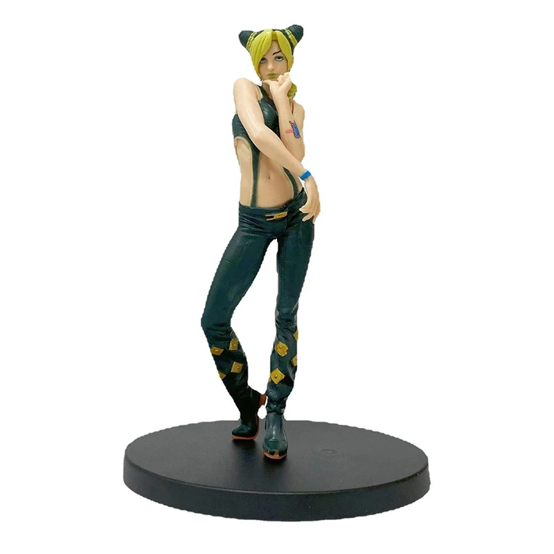 

17cm Anime JoJo's Bizarre Adventure Stone Ocean Action Figure Jolyne Cujoh Kujo Jotaro Doll PVC Collectible Model Toy Kid Gift