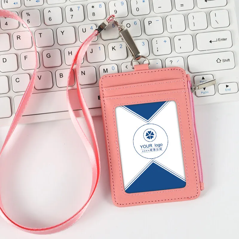 Держатель для Id-карты с несколькими отделениями карт чехол на молнии ремешком