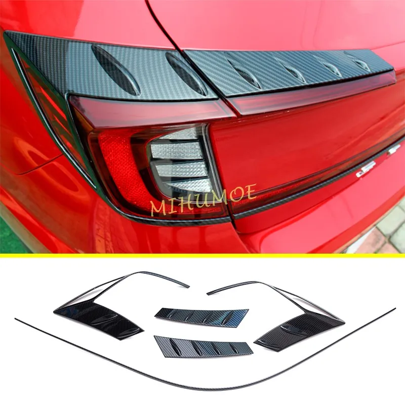 

Задняя Крышка багажника из углеродного волокна для Hyundai Sonata 2020 2021 2022 2023