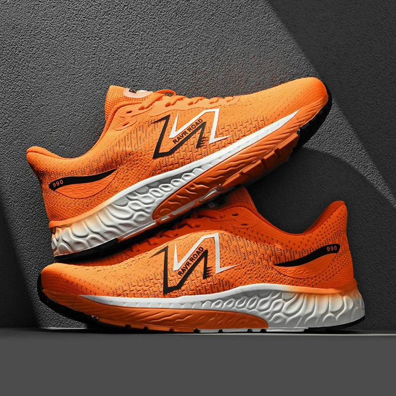 2023 New Men's Sneakers Lightweight Outdoor Running Shoes Air Cushion Sneakers Elastic Running Shoes Jogging Tenis Hombre 39-45