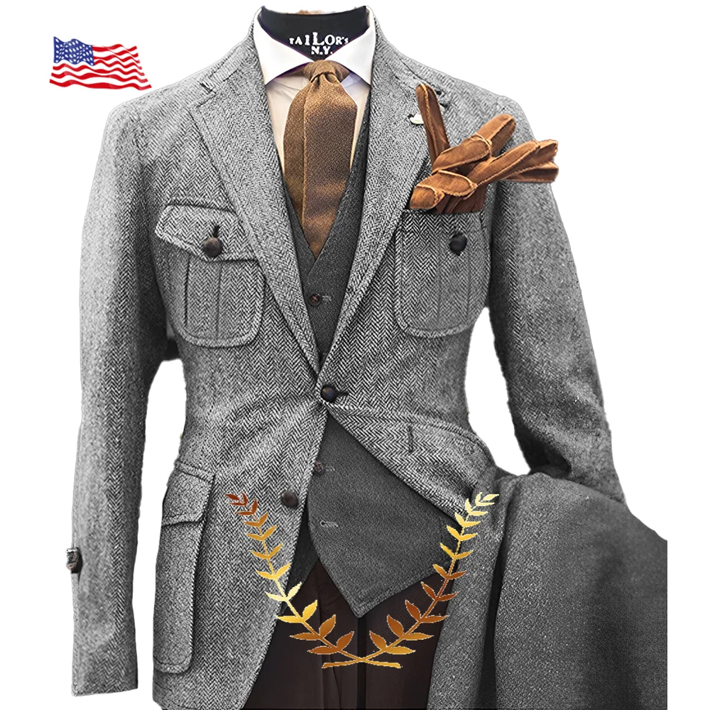 Рисунок 6 - Мужской костюм в елочку