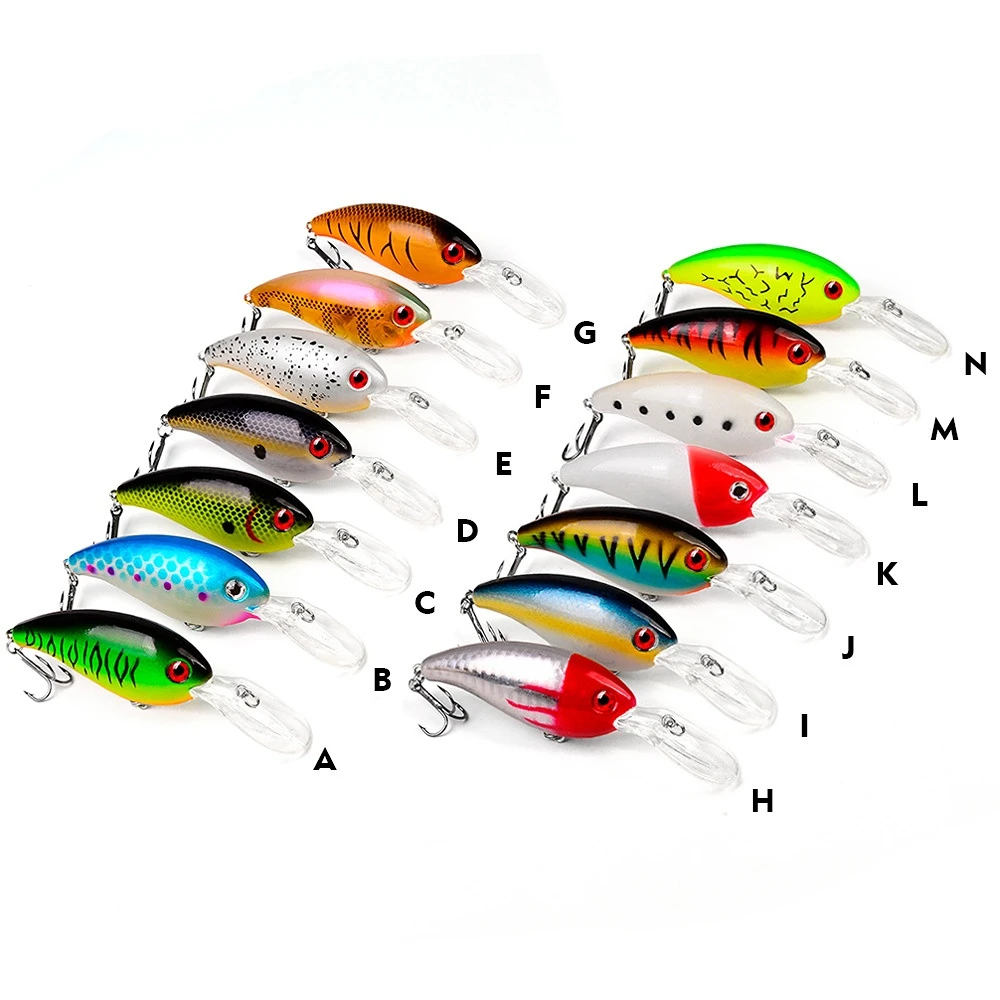 

Artificial Floating 10CM 14G Plastic Baits Little Fatty Luya Fake Lures 6# Sanbon Hook Spinning For Fishing Tackle Wobblers Pike