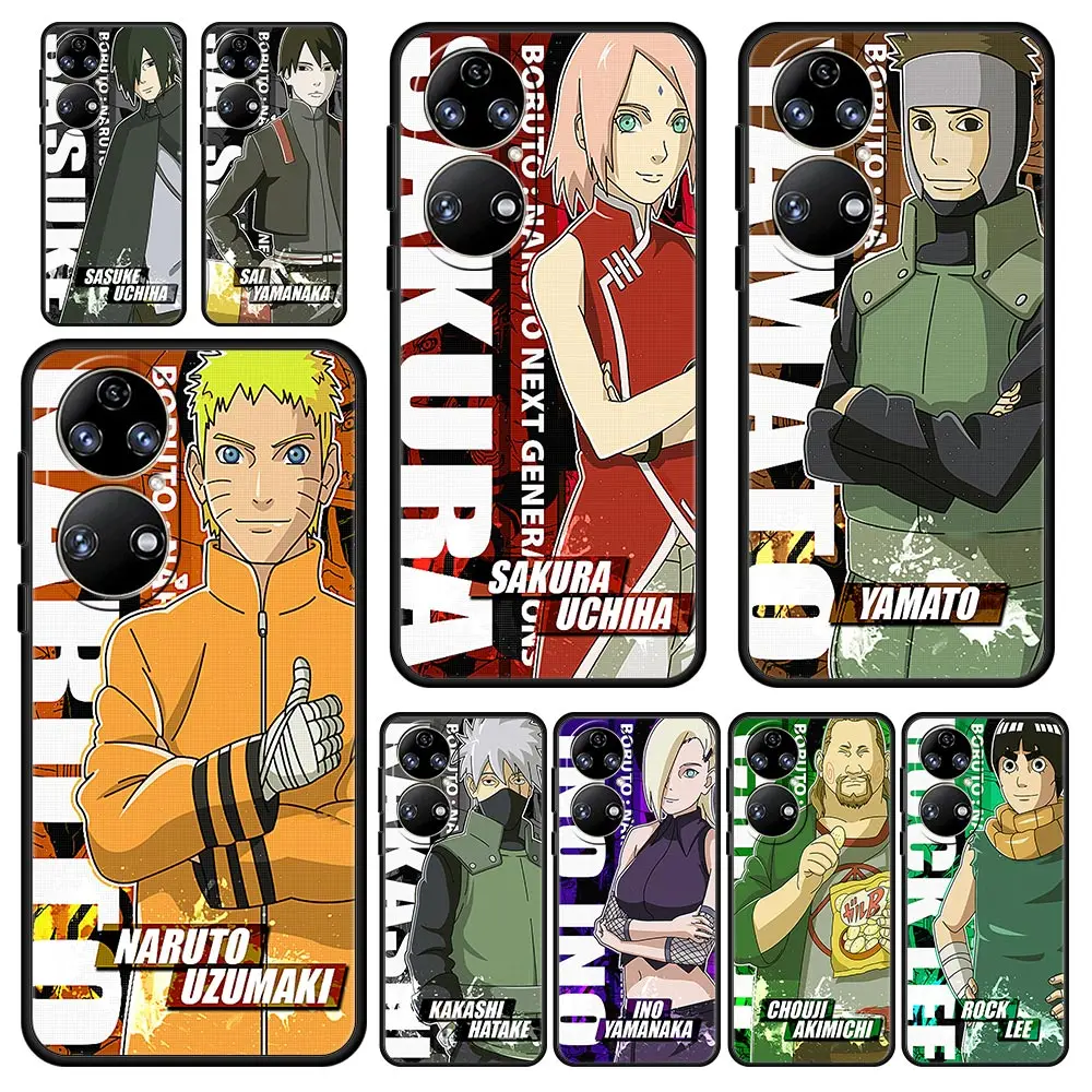 

Чехол Naruto Uzumaki Sasuke для телефона Huawei P30 Lite P50 Pro P20 P40 Lite E P Smart Z 2021 Y6 Y7 Y9 2019 Y6p Y9s Y7a, чехол