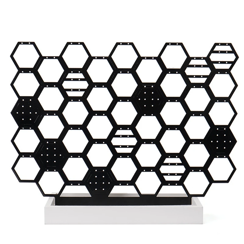 

Uclio Honeycomb Jewelry Organizer and Earring Display Stand, Earrings Holder Organizer Jewelry Storage Rack