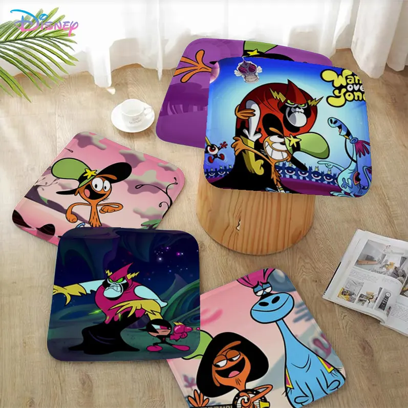 

Disney Wander Over Yonder Cushion Mat Four Seasons Fabric Cushion Non-slip Sofa Decor Students Stool Tatami Office Chair Mat Pad