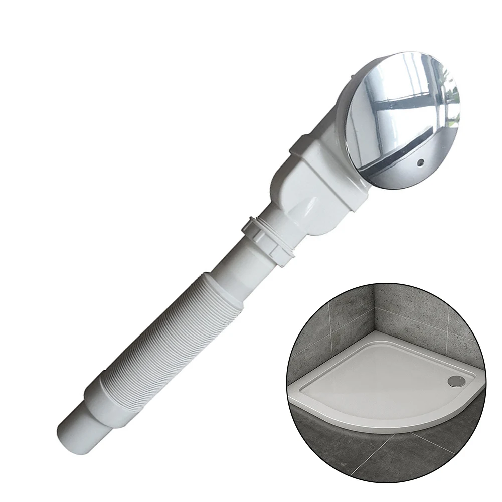 

1pcs Tray Drain Waste Trap Shower Traps Anti-odor European Style Drain For 90mm Diameter Waste Hole Shower Trays