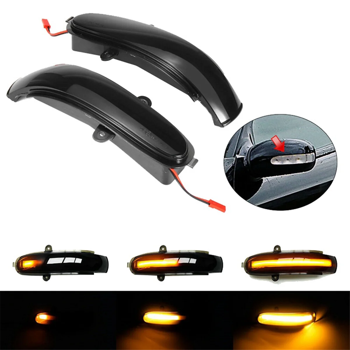 Поворотный сигнал для зеркала заднего вида Mercedes C Class W203