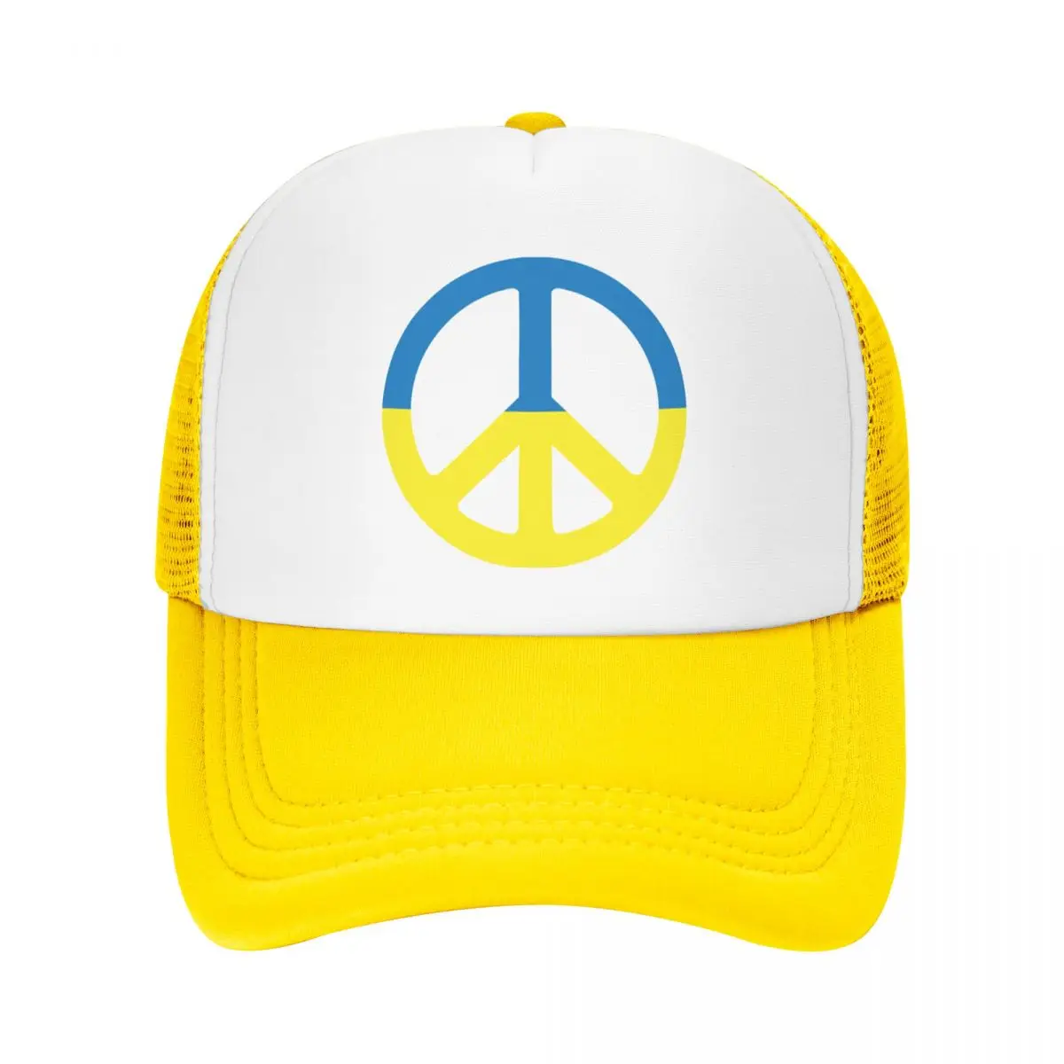 

Punk Unisex Ukraine Peace Symbol Baseball Cap Adult Ukrainian Trucker Hat Adjustable for Men Women Sun Protection Snapback Caps