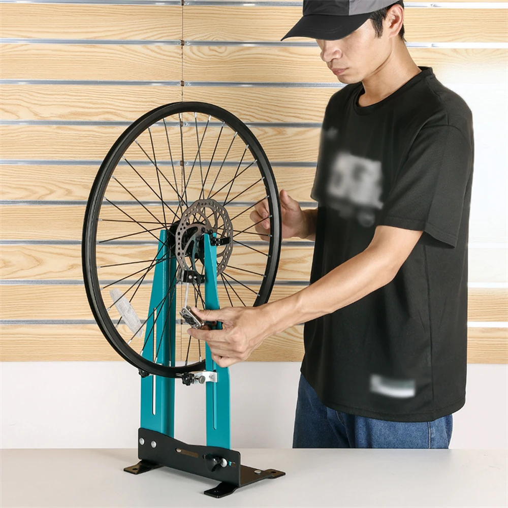 

Professional Bicycle Repair Stand Bicycle Wheel Truing Stand Bicycle Rims Repairing Bracket Bike Wheel Maintenance Rack