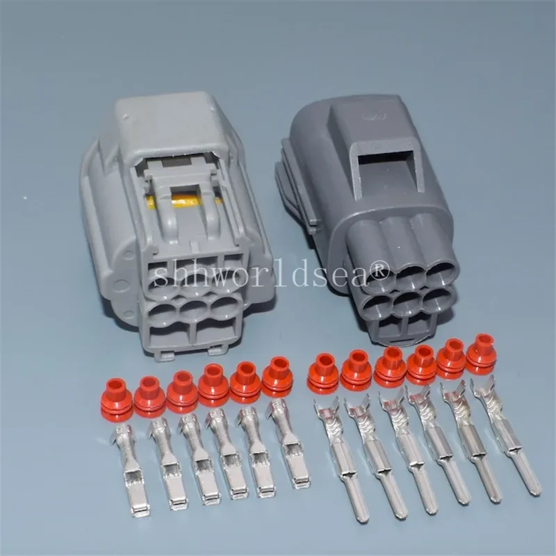 

Shhworldsea 6-контактный автомобильный разъем «мама-папа» 7283-5553-10, автоматический водонепроницаемый корпус, разъем проводки, автомобильная вилка 7282-5553-10