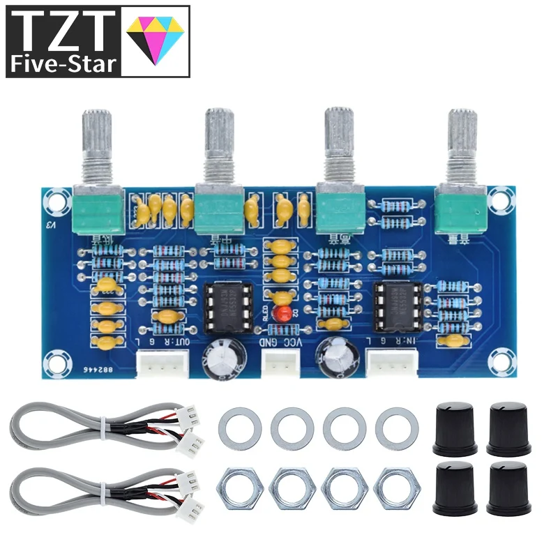 XH-A901 NE5532 Tone плата предусилителя Pre-amp с регулировкой громкости высоких басов