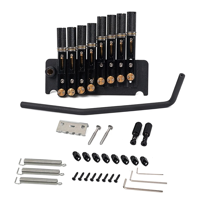 

Guitar Bridge Metal Prime 8 String Headless Guitar Bridge Strain Plate Bridge Tremolo Bridge For Musical Instrument