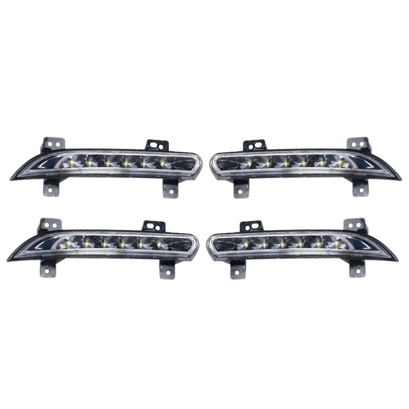 

2Pair Car LED DRL Fog Light For Renault Fluence 2014+ Auto Driving Lamp Daytime Running Light Bumper Lamp