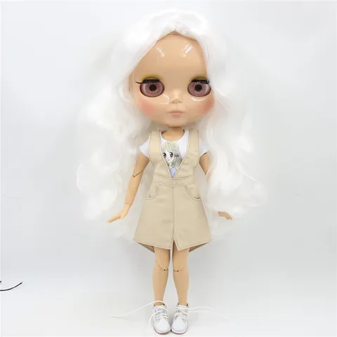 ICY DBS Blythe кукла 1/6 bjd коричневая кожа шарнирное тело блестящее лицо 30 см игрушка подарок для девочек