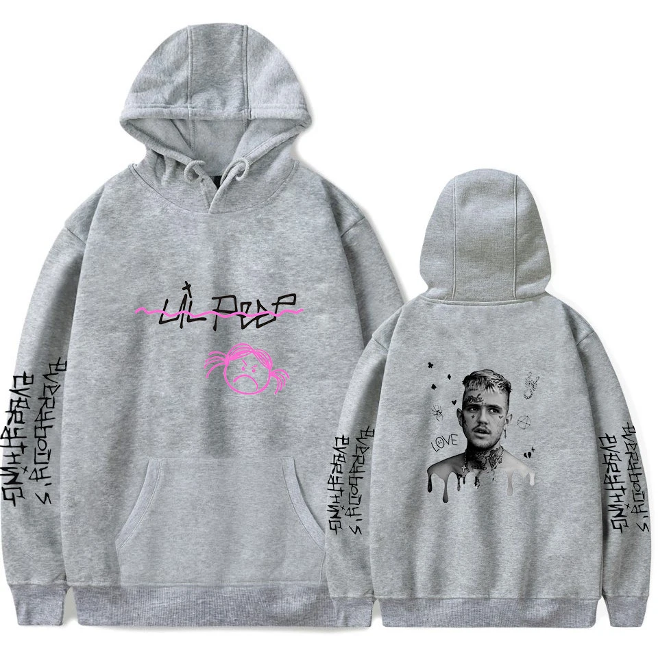

Lil Peep Hoodie Men/women Popular Harajuku Pullover White Clothes Casual Autumn Winter Men Women Hooded Oversize Sweatshirt