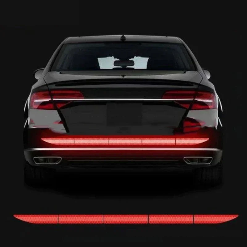 

Автомобильная наклейка, светоотражающая предупреждающая лента безопасности, предупреждение о столкновении, светоотражающие полосы для багажника автомобиля, внешние аксессуары для автомобиля