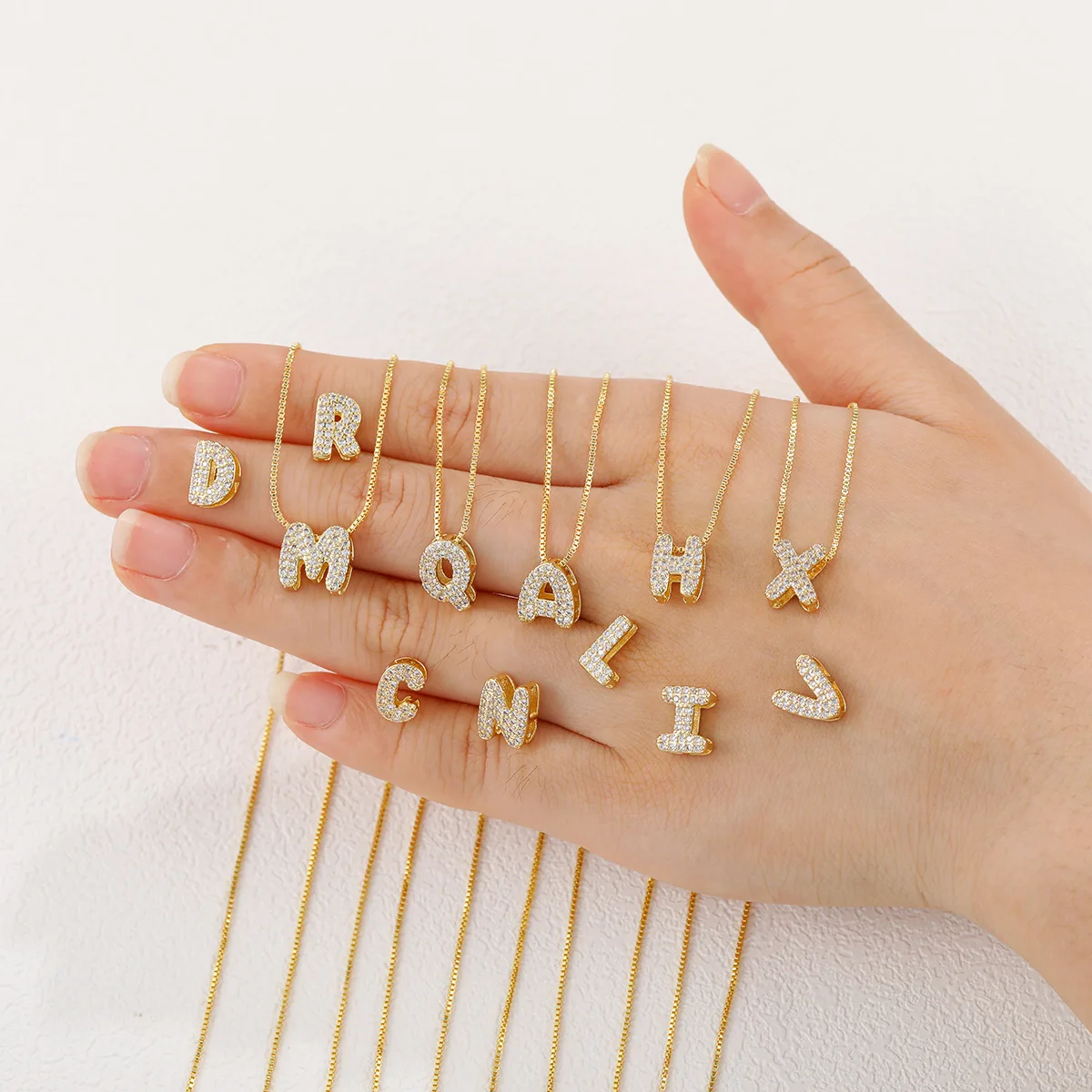 Ожерелье KMVEXO с подвеской в виде букв раннего стиля для женщин и мужчин чокер из