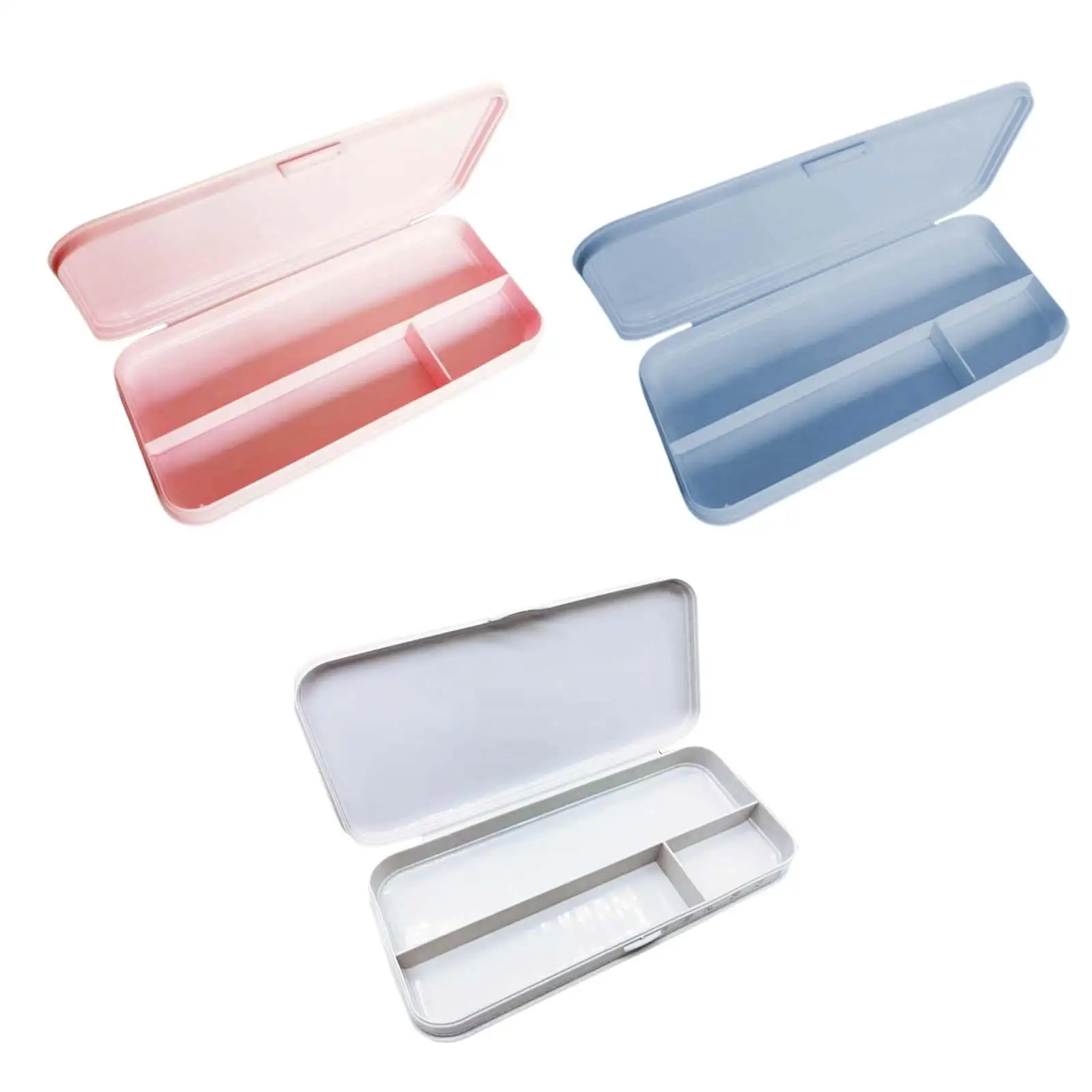 Box Portable Multifunction Stackable Office Supplies Marker Stationery Case Watercolor Pen Container With Snap