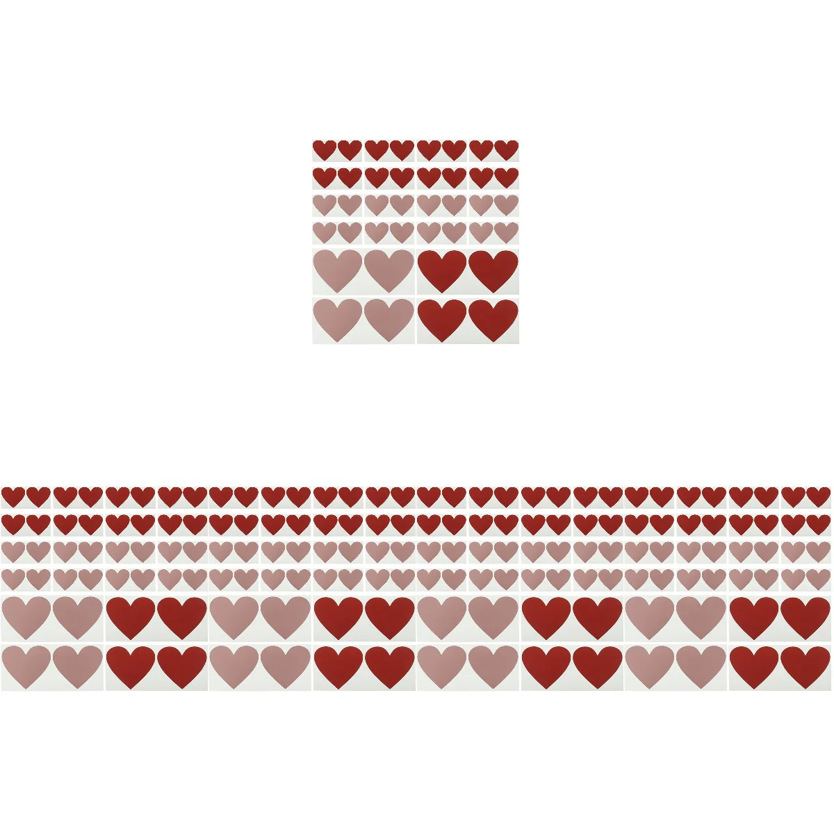 

200 pcs Scratch Off Stickers Valentine Heart Labels Peel and Stick DIY Labels