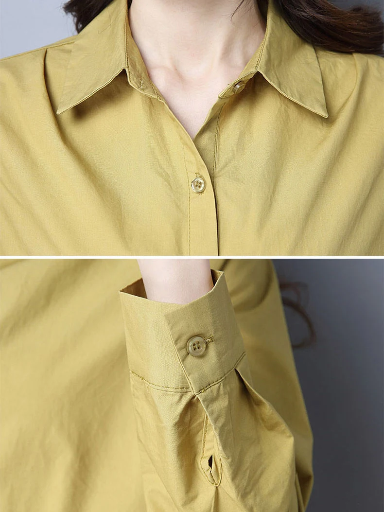 Рисунок 6 - Женская однобортная рубашка из чистого хлопка