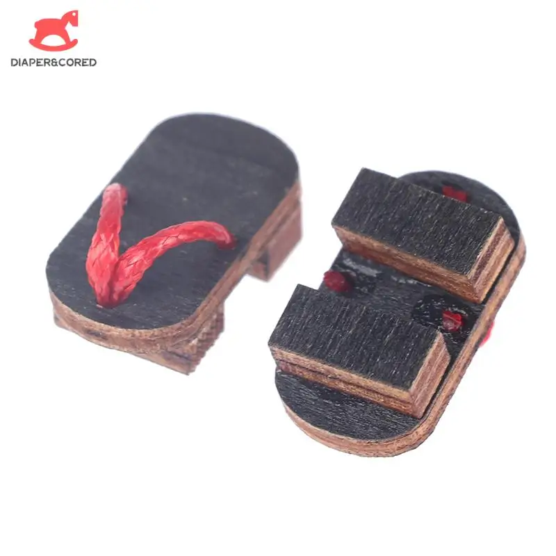 

Dollhouse Miniature BJD Doll Shoes Kimono Matching Clogs for OB11,GSC,Molly Dolls Accessories Play House Decor Accessories