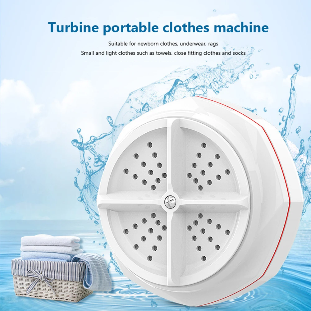 

Портативная турбо-стиральная машина с питанием от USB, портативная ультразвуковая турбо-стиральная машина для удаления грязи, инструменты д...