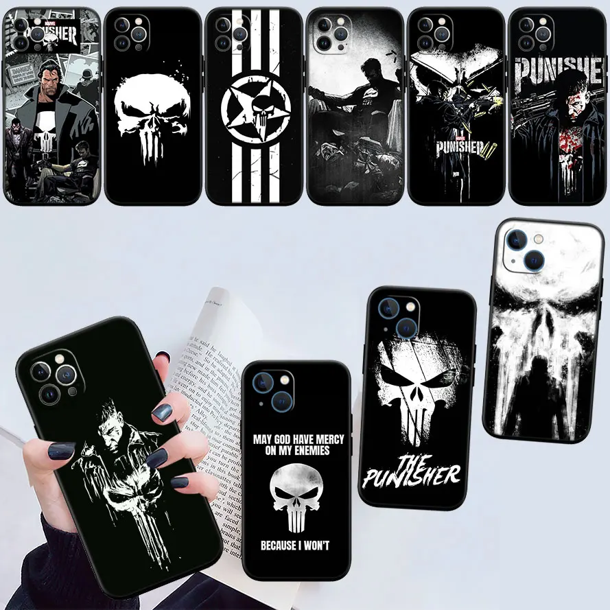 Новый высококачественный чехол YK40 The Punisher для сотовых телефонов Marvel Xiaomi Mi Poco C3 M2 M3