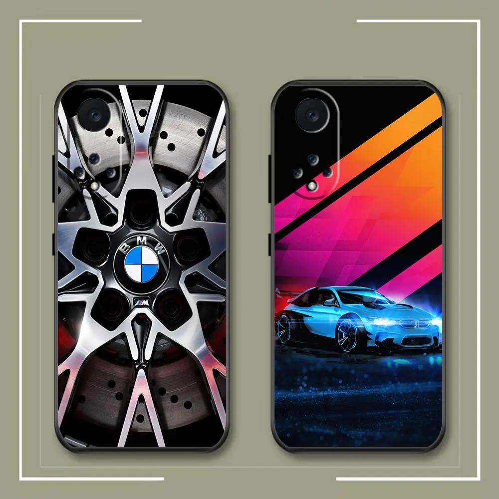 Case For Huawei NOVA Y90 Y70 Y61 10 9 9 Plus 8 8I 7 7I 6 SE 5 5I 4 3 3I 2 Lite Plus Pro Case Funda Shell Sports Car B-BMW Wheels