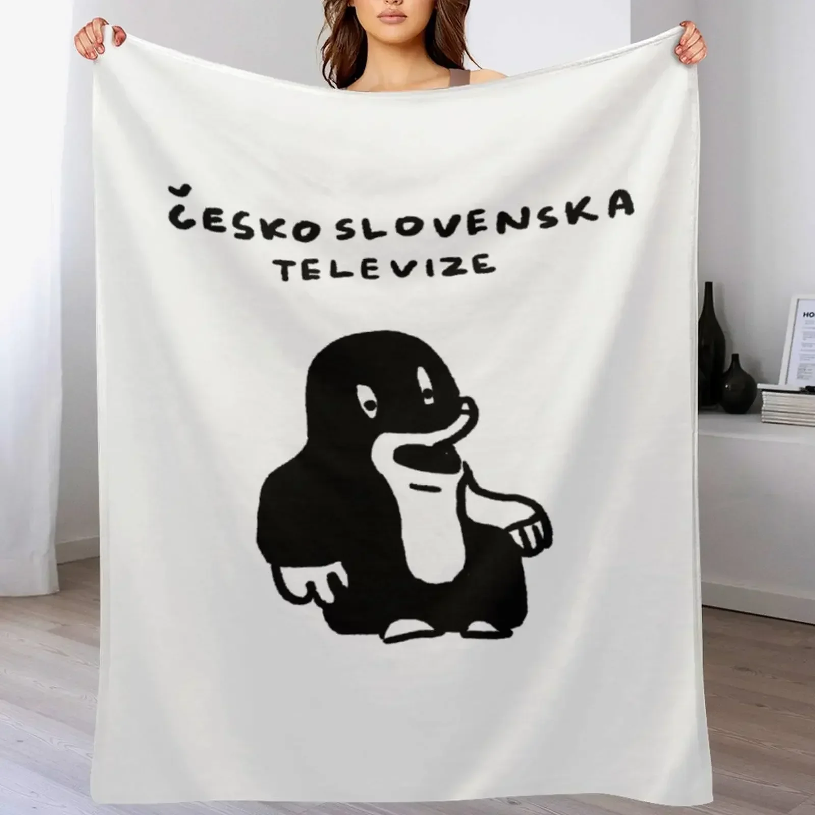 Одеяло Cesk Başenska Televize Фланелевая фланелевая ткань Волосатые одеяла