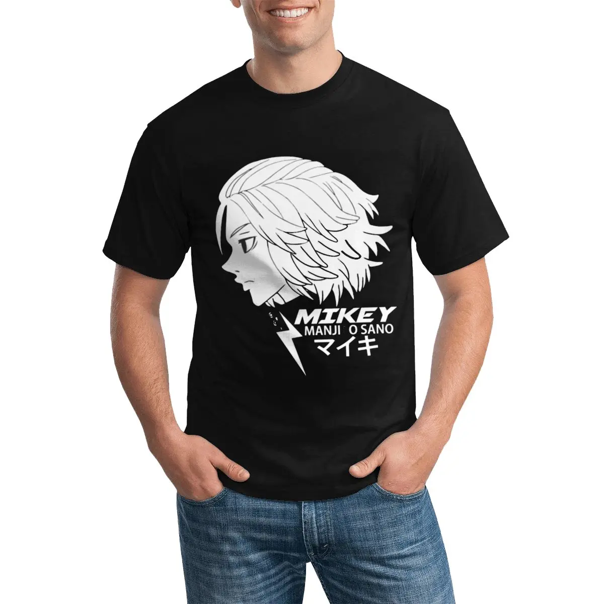 

Tokyo Revengers Mickey T Shirt Japanese Anime Cotton Mens T-Shirt Big Print Tee Shirt Casual