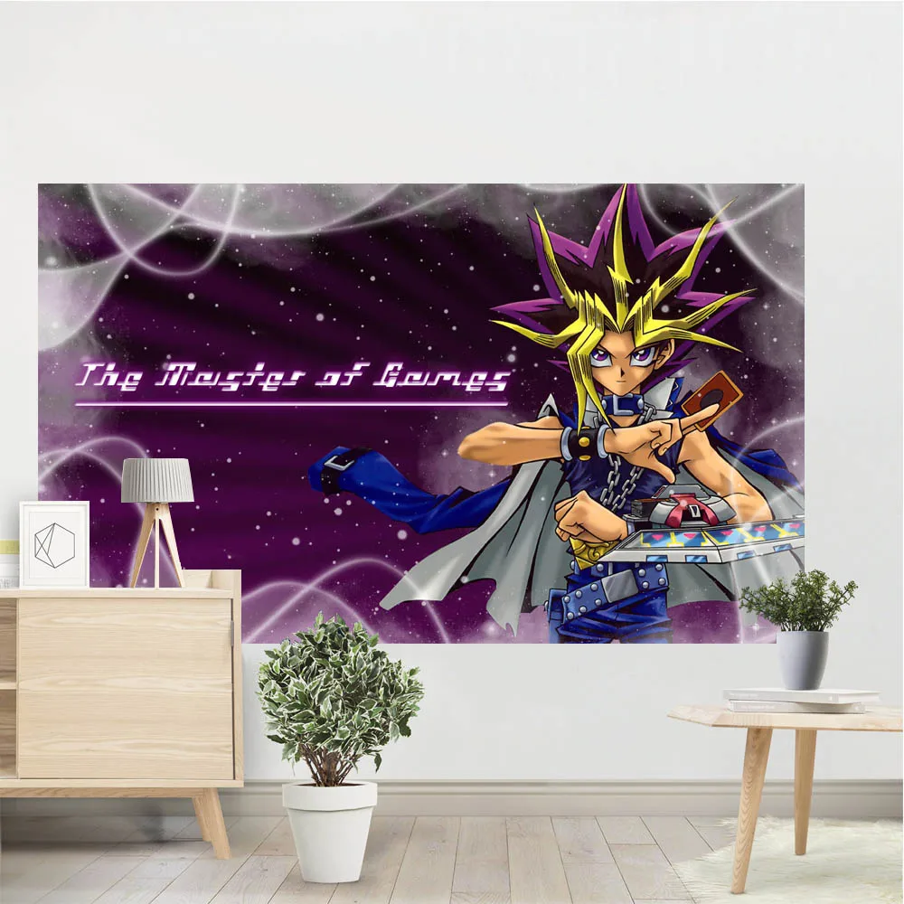 Yu Gi Oh Tapestry The Sky Dragon Classic Anime Art Wall Images For Living Bedroom Decor Silk Print