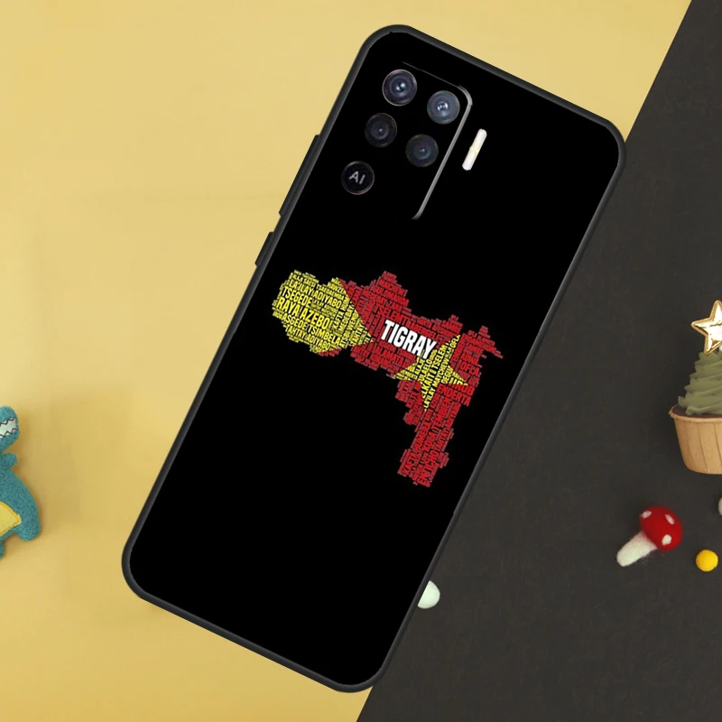 Фото Чехол с флагом Тигрей для Oppo A60 A80 A40 A15 A16 A17 A57 A94 A74 A54 A76 A96 A18 A38 A58 A78 A98 A5 A6 Pro №4