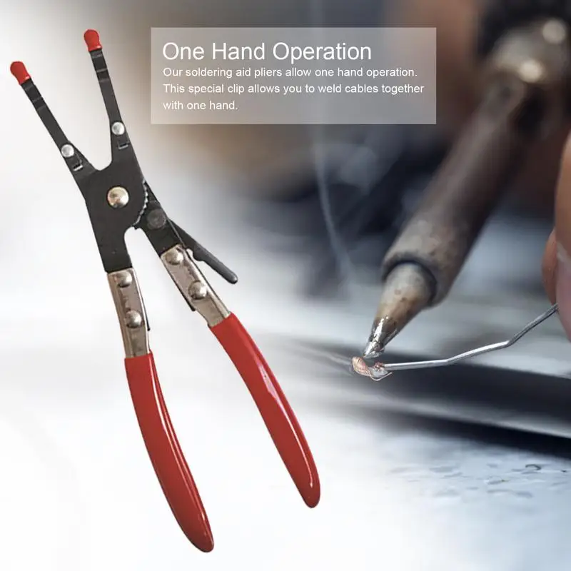 

Welding Pliers Universal Car Vehicle Soldering Aid Plier Hold 2 Wires Whilst Innovative Car Repair Tool Wire Welding Clamp
