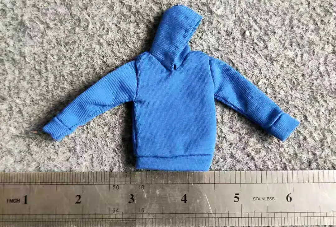 

1/12 Modern Soldier Clothing Blue Sweater Model for 6" Figure Doll