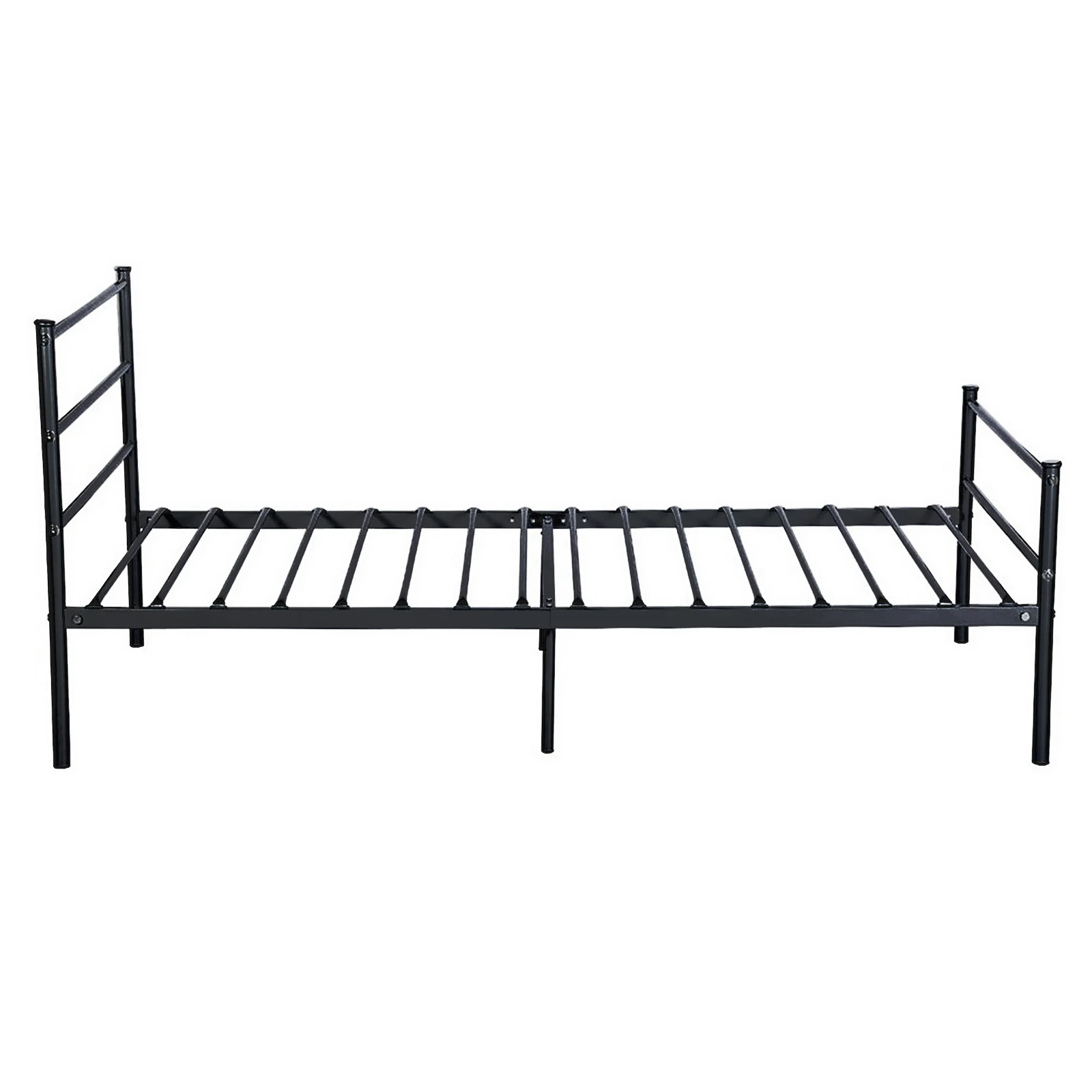 

3FT Single Bed Frame Black Metal Bedframe Solid Bedstead Base Bedroom Furniture